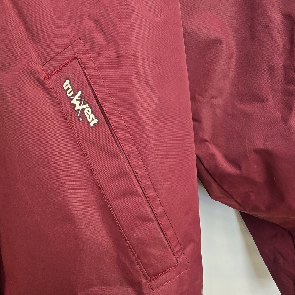 VTG TEXAS A&M Tru West Unisex Medium Fleece Lined‎ Trench Coat Outdoors College - Picture 5 of 15